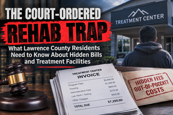 THE COURT-ORDERED REHAB TRAP: What Lawrence County Residents Need to Know About Hidden Bills and Treatment Facilities