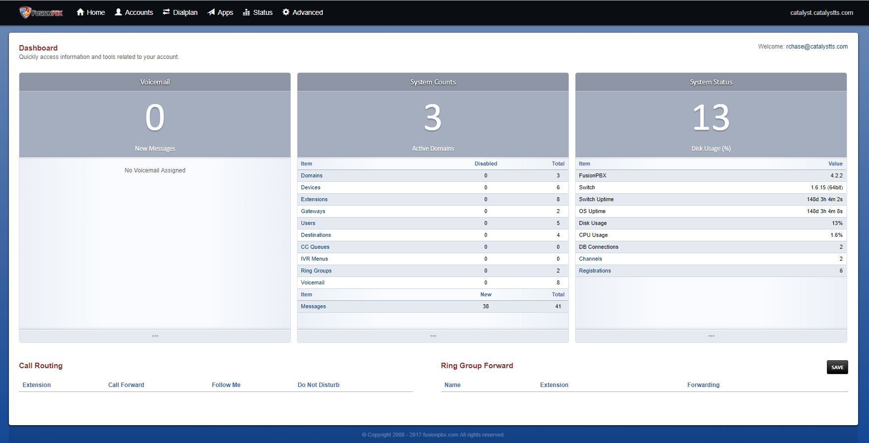 FusionPBX Debian 8 Install Guide