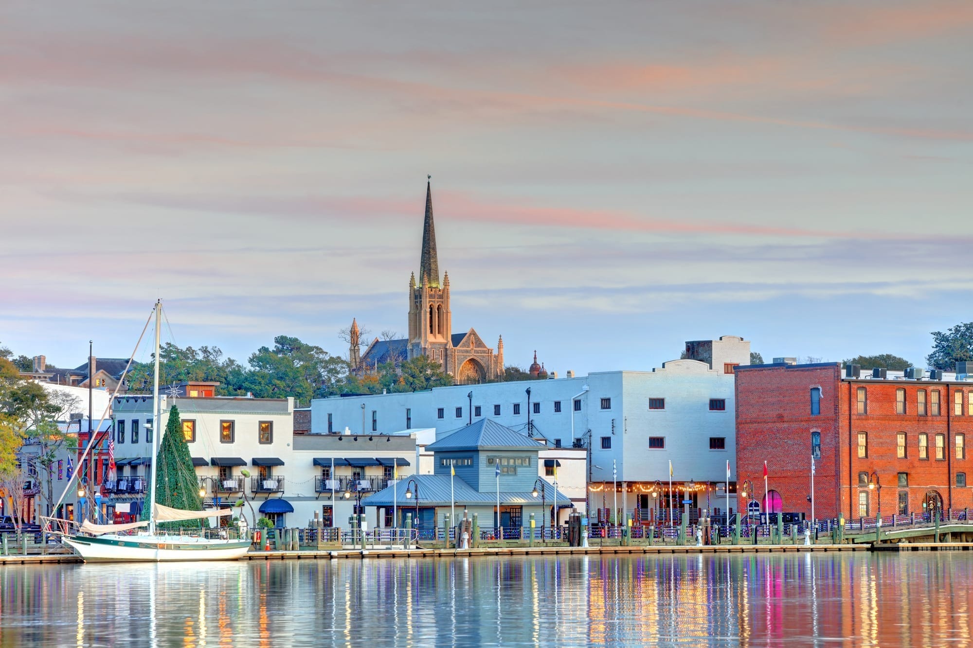 View of Wilmington, North Carolina, Port Area