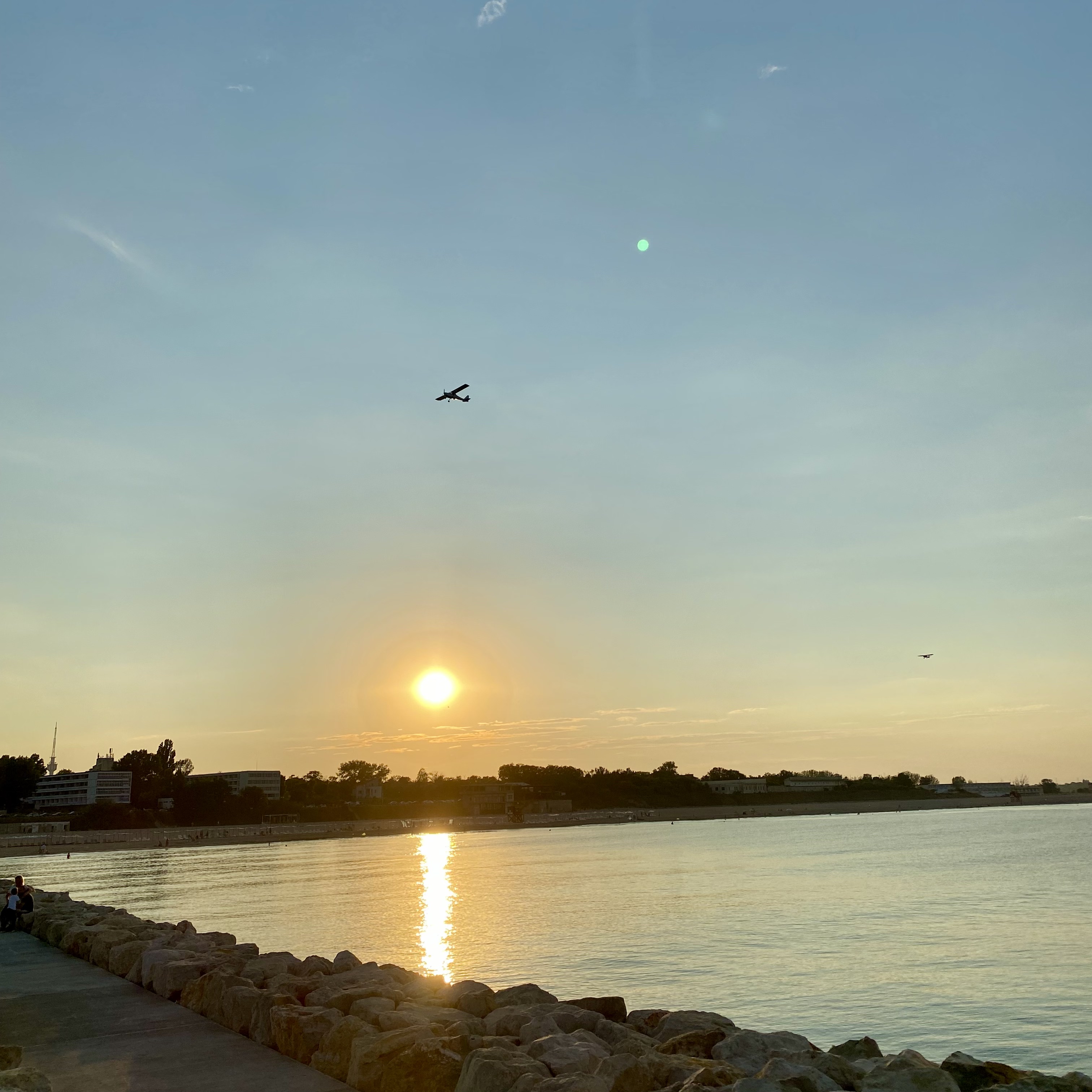 Picture of the sun setting over the Black Sea, in mid-august.