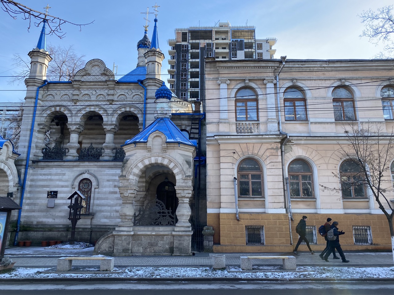 Buildings in downtown Chișinău