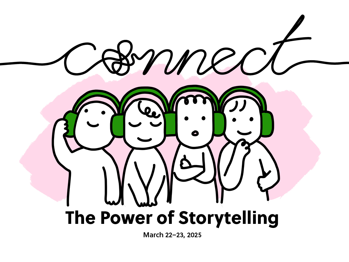 The logo of The Power of Storytelling conference, the 2025 edition.