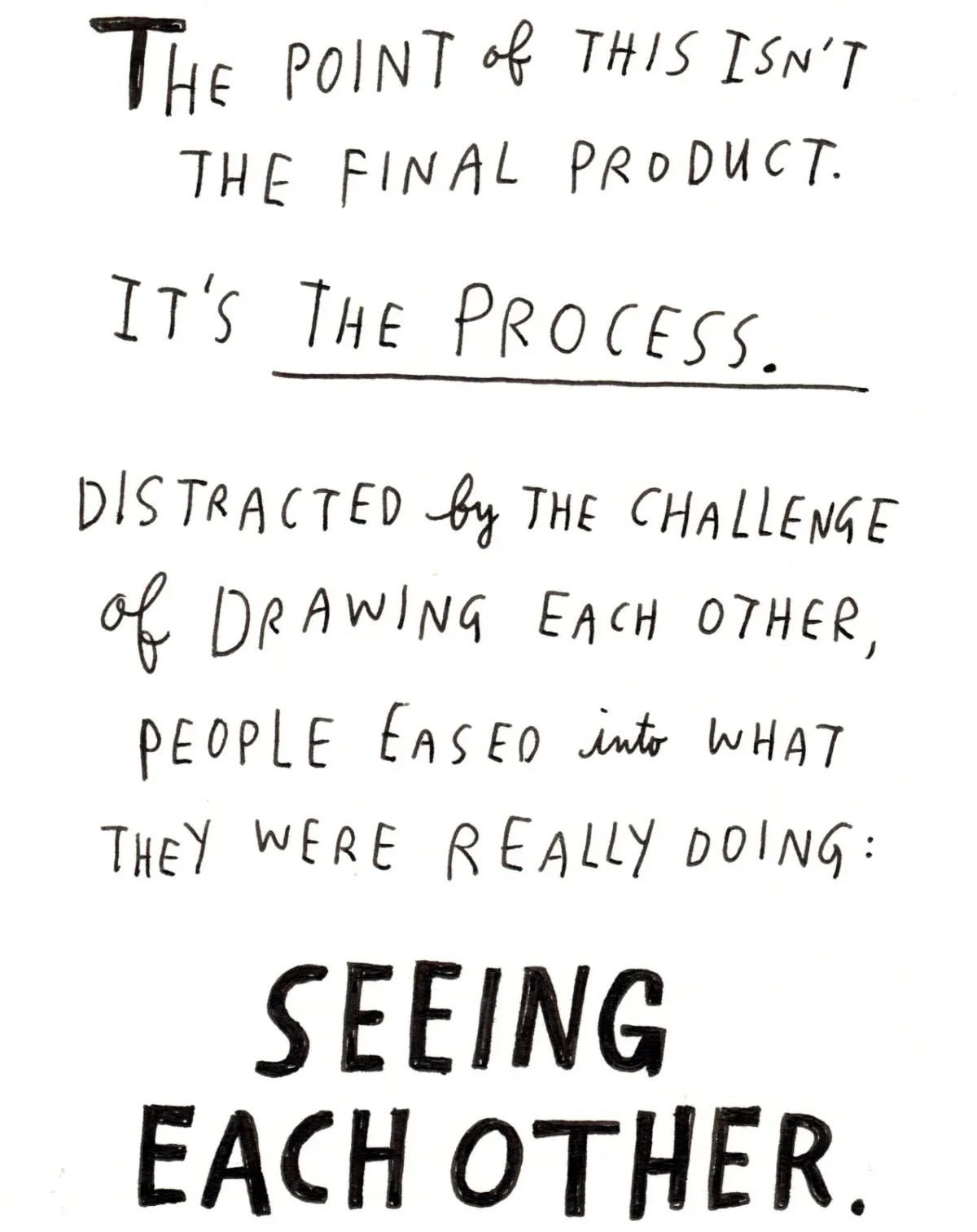 Draft Four: Out of empathy