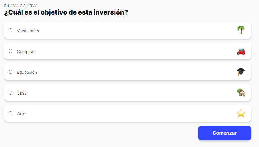 Inversión por Objetivos