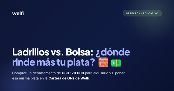 Ladrillos vs. Bolsa: ¿dónde rinde más tu plata?