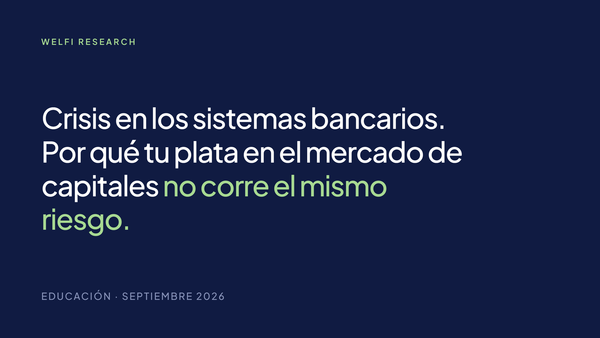 Crisis en el sistema bancario. Por qué tu plata en el mercado de capitales no corre los mismos riesgos.