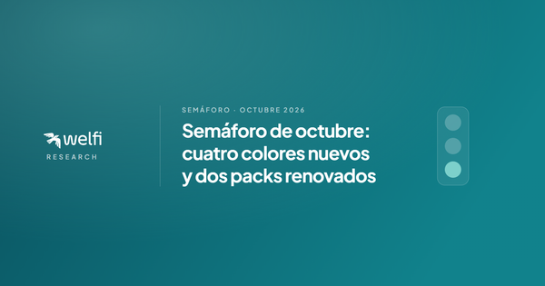 Semáforo de packs de octubre: cuatro colores nuevos y dos packs renovados