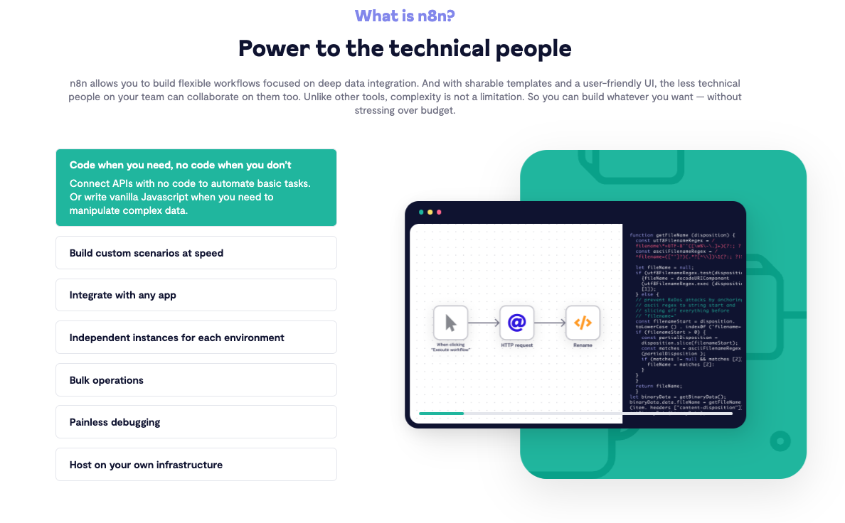 n8n vs Zapier: n8n overview