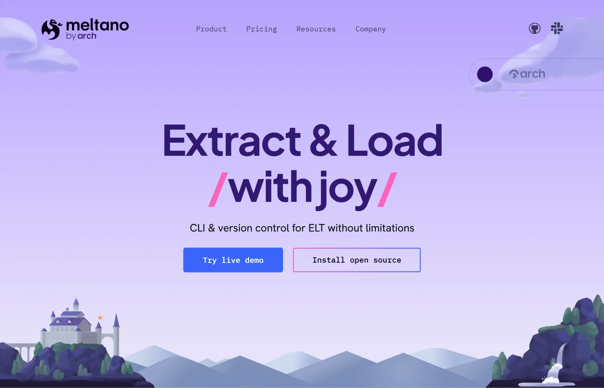 Meltano website