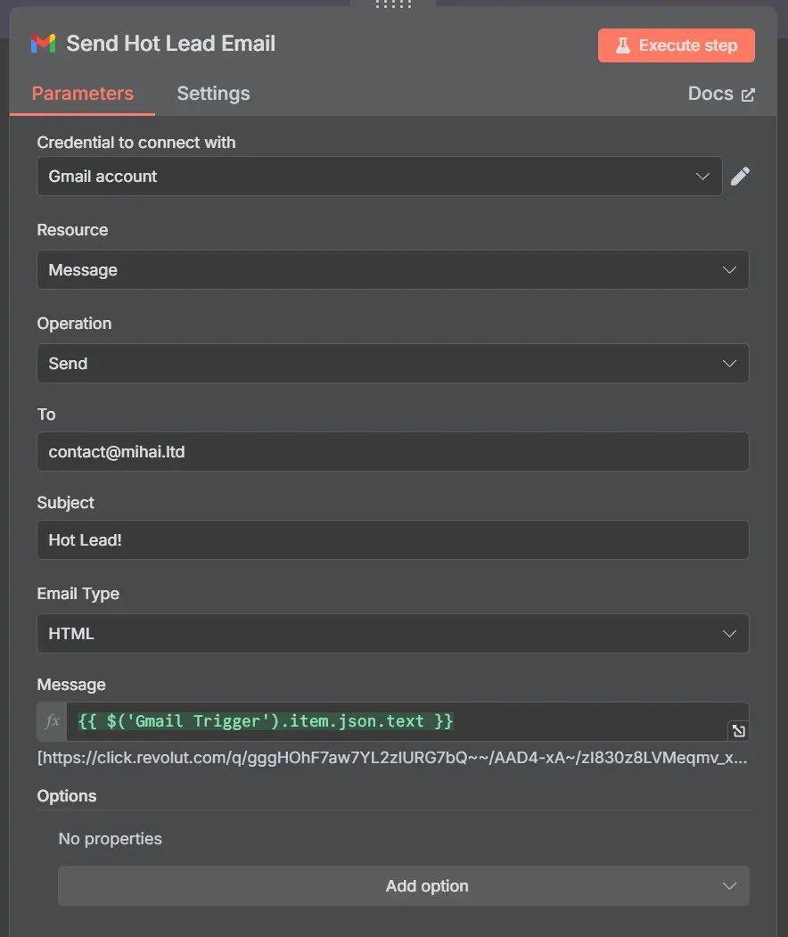 Forward the email to the appropriate channel