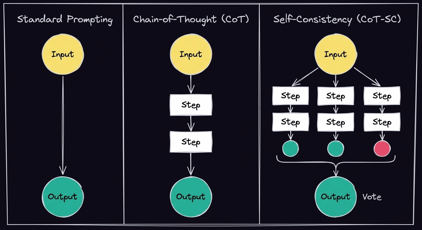 Three prompting techniques