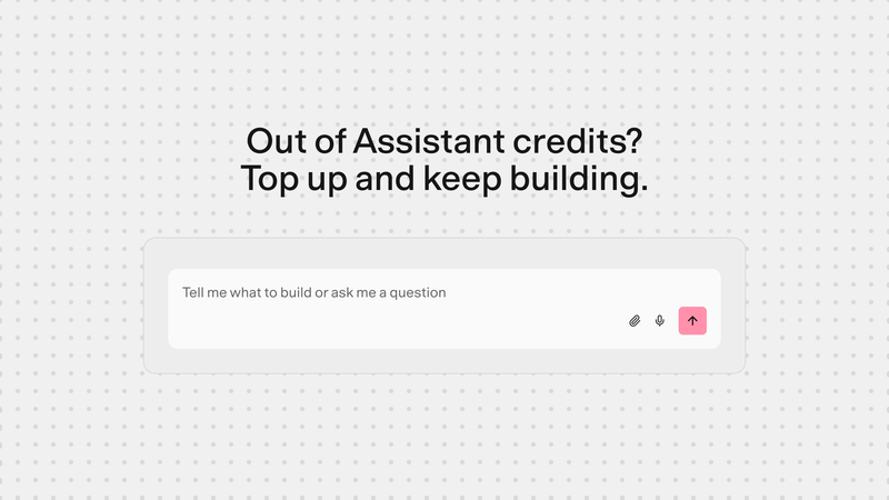 You can now top up your n8n Assistant credits