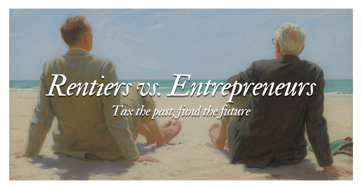 Tax the past, fund the future