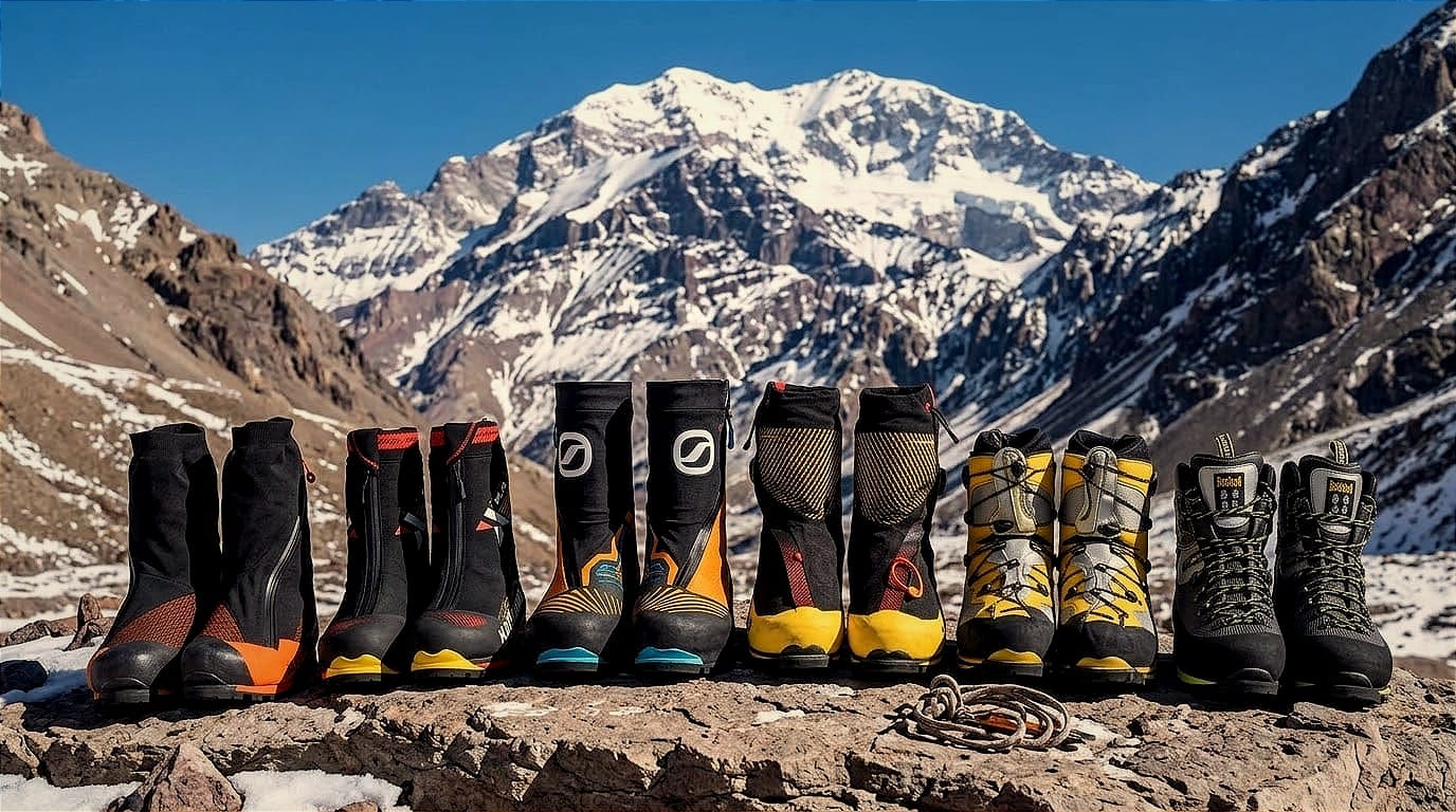 Tipos de botas para Aconcagua