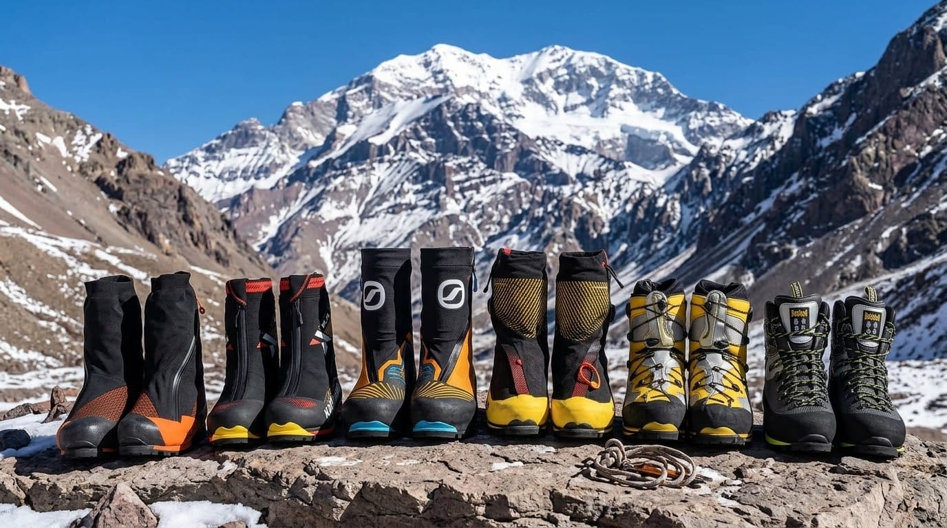 Tipos de botas para Aconcagua