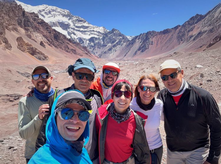 Trekking Corto, Plaza Francia, Mirador Pared Sur del Aconcagua