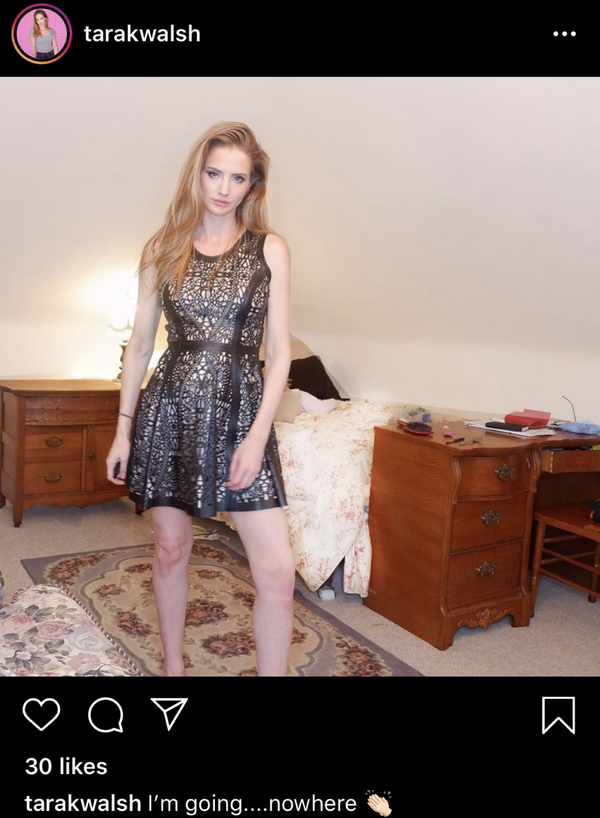 Going nowhere fast, says Mom posting a picture from the attic she and Evie have been kept in for years