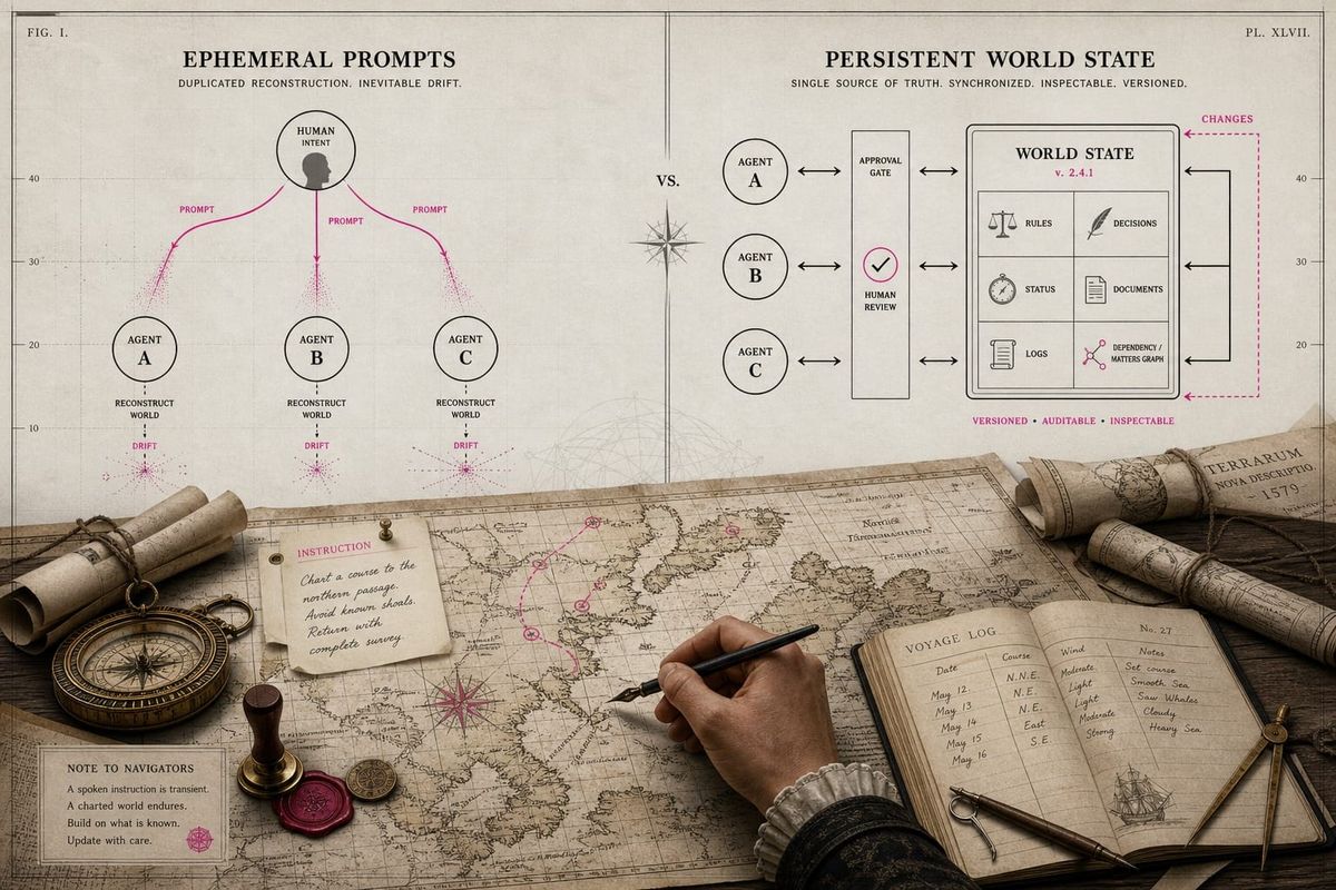 Agents Need A World, Not Just A Prompt