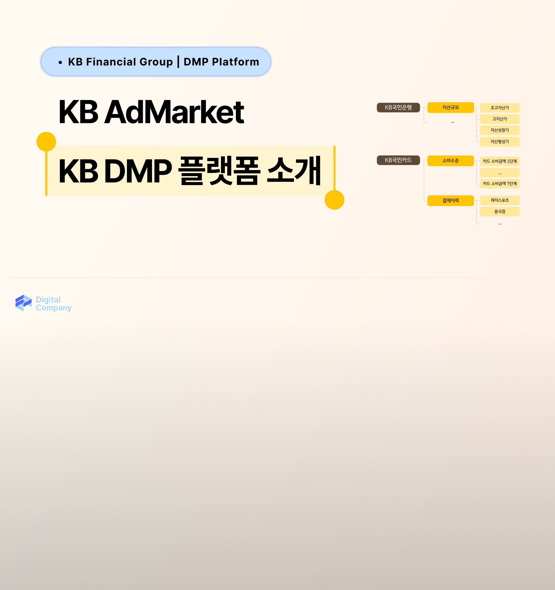 KB AdMarket DMP 플랫폼