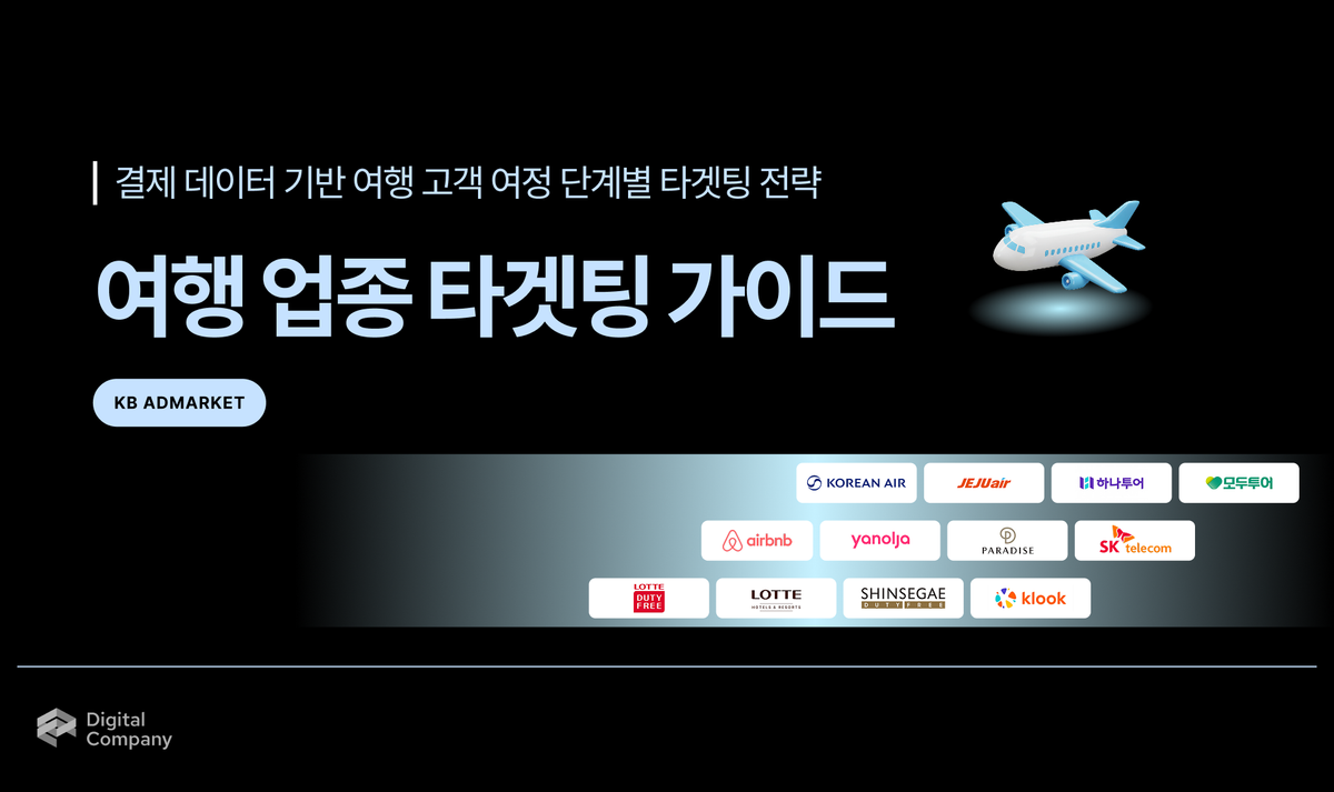 KB AdMarket ・ 여행 업종 타겟팅 가이드