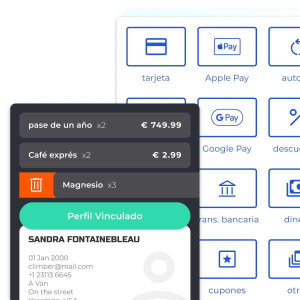 Gestión de punto de venta en un rocódromo con BETA