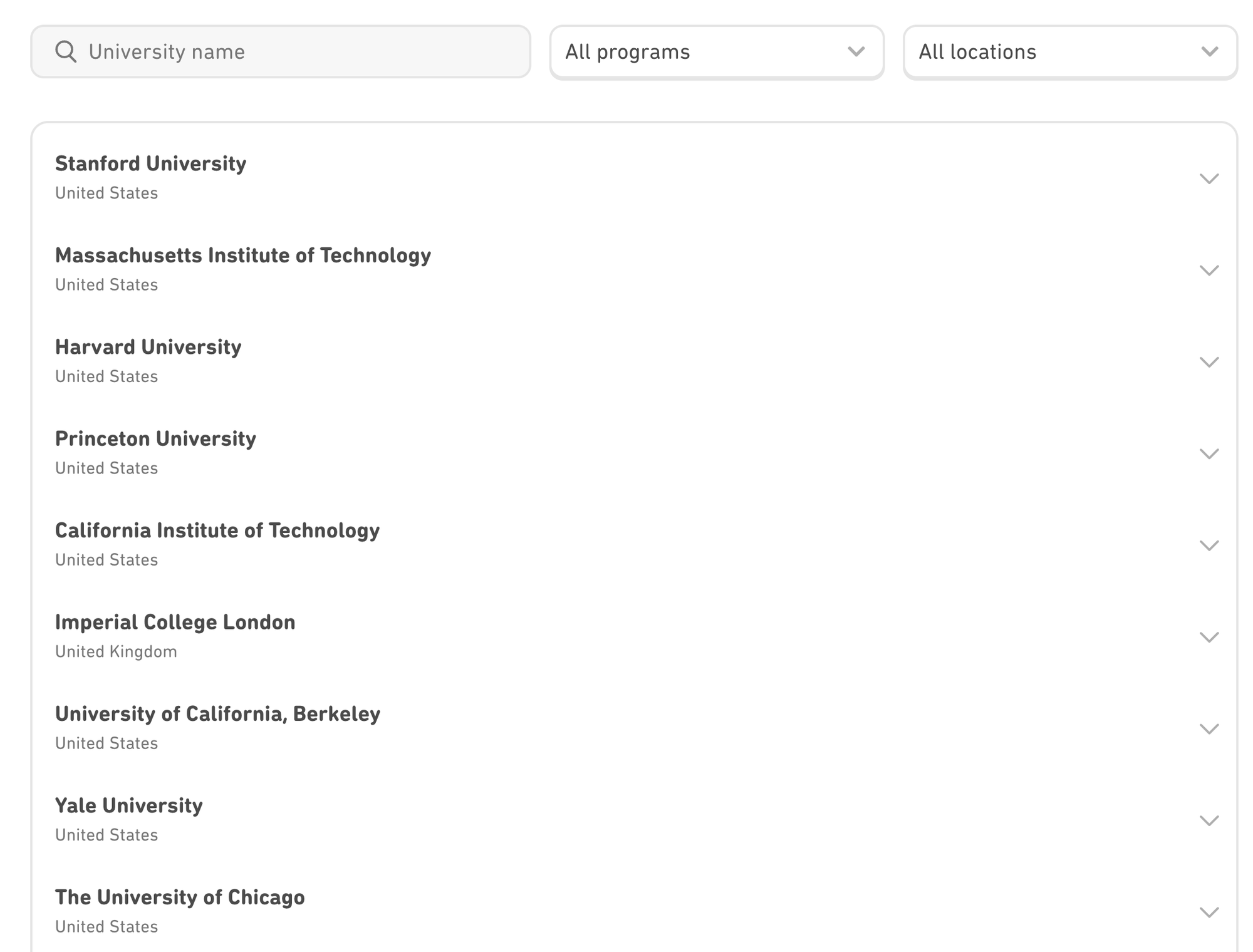 Which universities accept the Duolingo English Test?