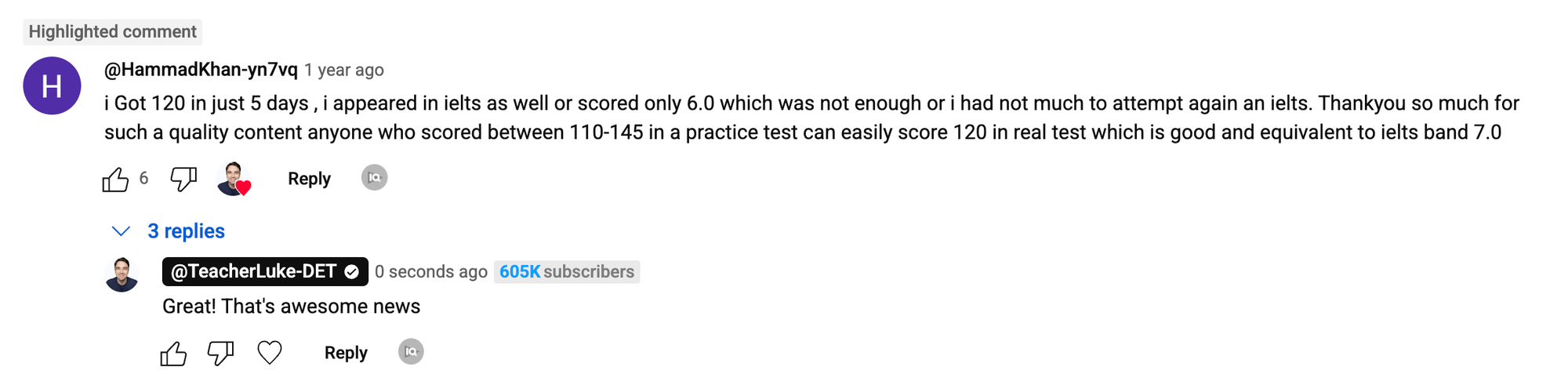 Duolingo English Test Score