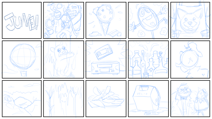 A work-in-progress look at the illustration from a previous column.