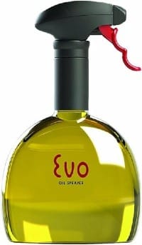 Evo Oil Sprayer Evo Sprayer Bottle, Non-Aerosol for Olive Cooking Oils, 18-Ounce Capacity, 1 Count (Pack of 1), Yellow