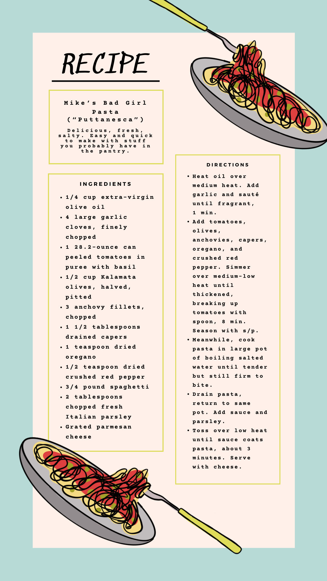 Love & Mike’s “Bad Girl Pasta.”