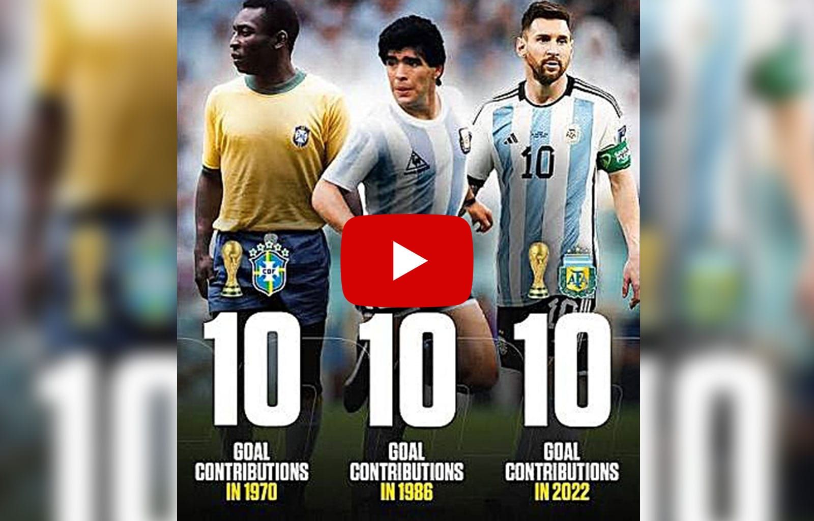 Pelé, Maradona, Messi: Die drei Größten Im Video-Vergleich