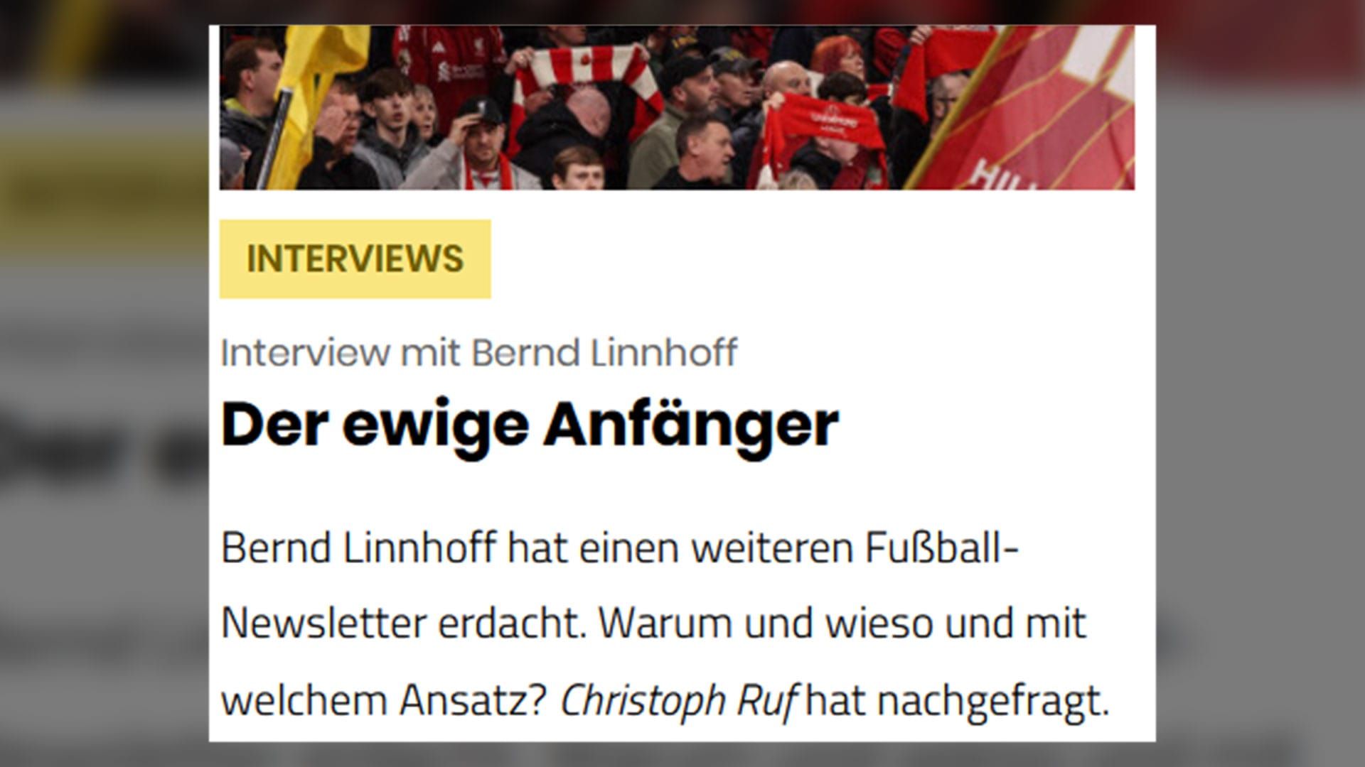 "Ich vermisse im Fußball oft den Mut zum Risiko!