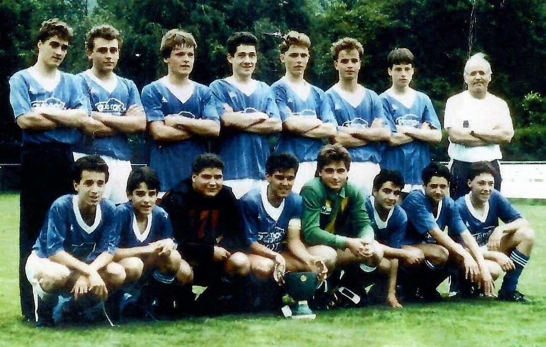 Ein Bild und seine Geschichte: Ein deutscher Nationalspieler in seinem Jugendteam