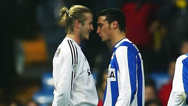 Ein Bild und seine Geschichte: Beckham vs. Lionel Scaloni