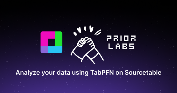 Introducing TabPFN to Sourcetable