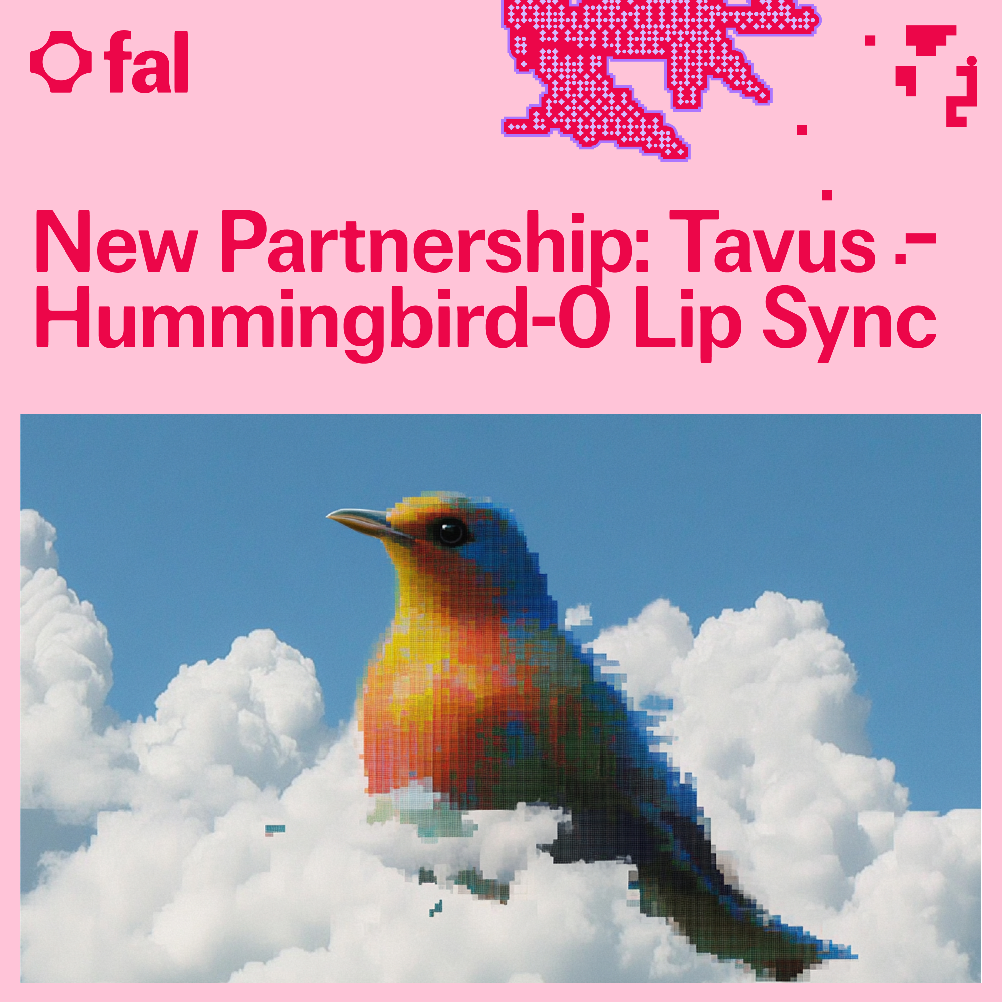 Hummingbird-0 AI Lip Sync Model by Tavus now available on fal