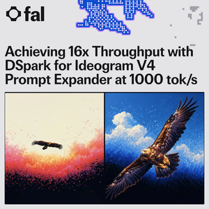 How We Achieved ~1000 tok/s and 16x Throughput with DSpark for Ideogram V4 Prompt Expander