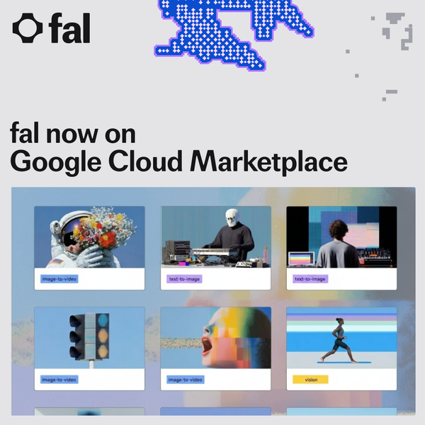 fal is now available through Google Cloud Marketplace
