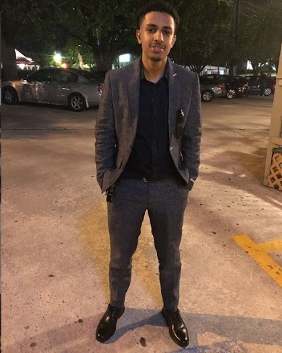 Abdella Shukur standing