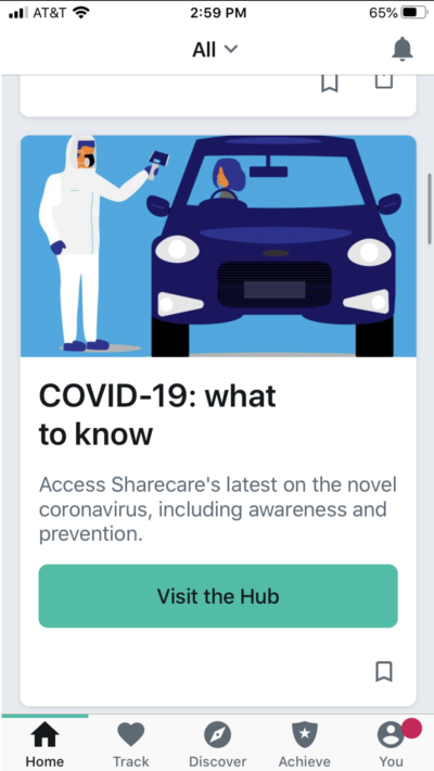Sharecare COVID-19 Hub