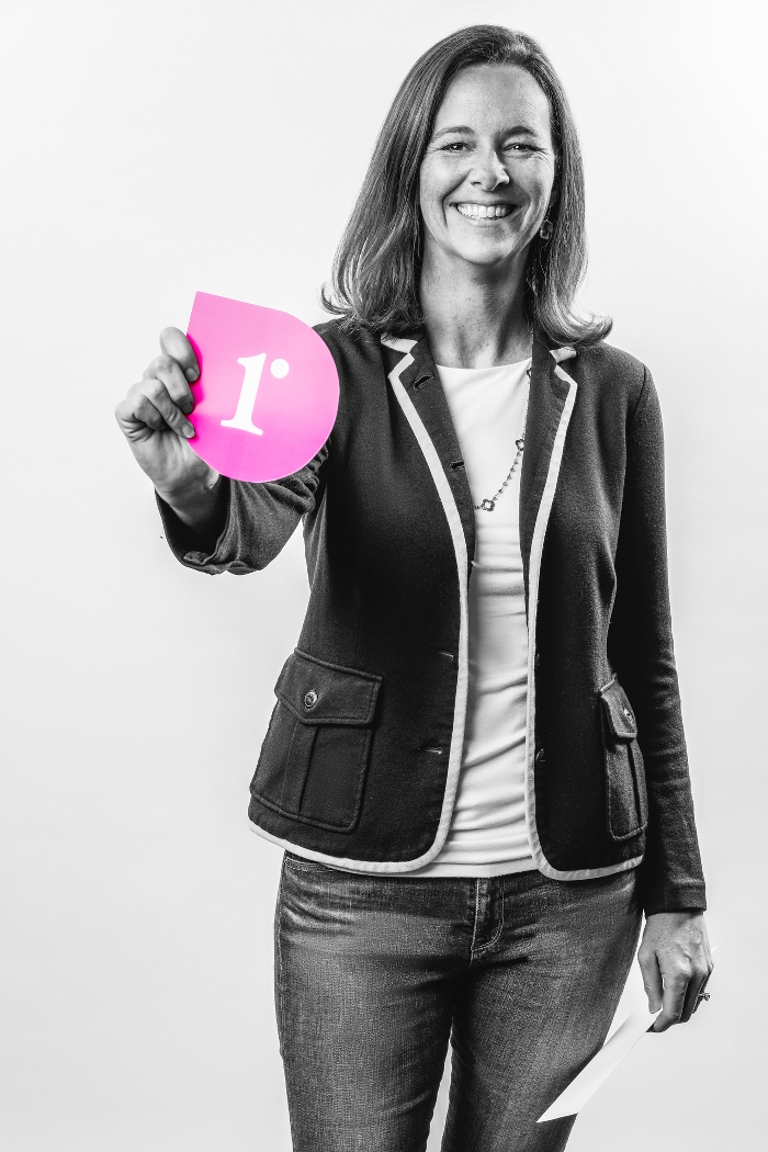 Lucienne Ide BW Pink Rimidi Logo