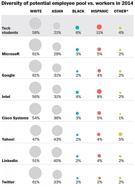 Tech Diversity Infographic