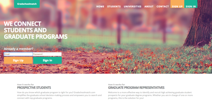 gradschoolmatch-website