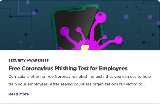 Curricula Phish Screenshot