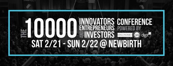 Be one of the 10,000 Innovators, Entrepreneurs & Investors