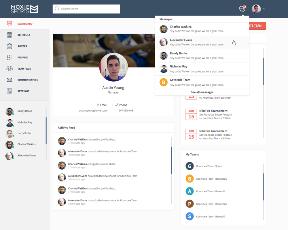 Moxie Sports | Sports Management. Simplified.