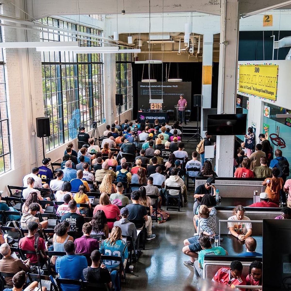 Ribs and Ruby. Greens and Coding Things. 3 Days, 80 Speakers. Allow Me to Introduce You to the Tech Conference, RenderATL