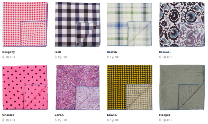 Terminus Threads | Upcycled Pocket Squares