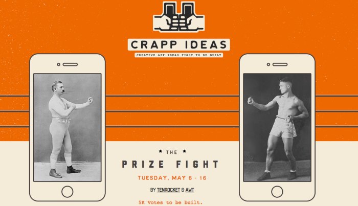 Crapp Ideas: Two Apps Enter & Only One Walks Out…