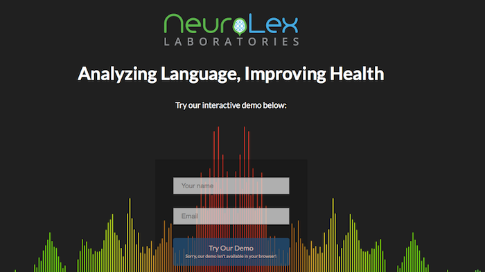 NeuroLex Laboratories Diagnoses Health Conditions With A Voice Sample